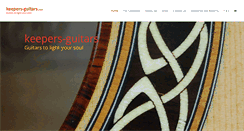 Desktop Screenshot of keepers-guitars.com